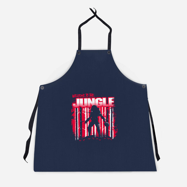 Welcome To The Jungle 87-Unisex-Kitchen-Apron-rocketman_art