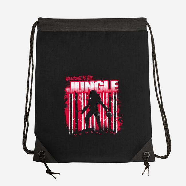 Welcome To The Jungle 87-None-Drawstring-Bag-rocketman_art