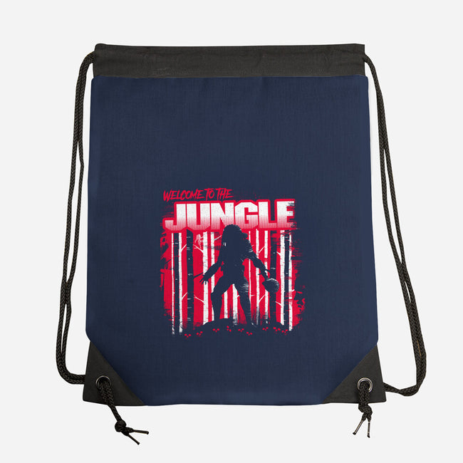 Welcome To The Jungle 87-None-Drawstring-Bag-rocketman_art