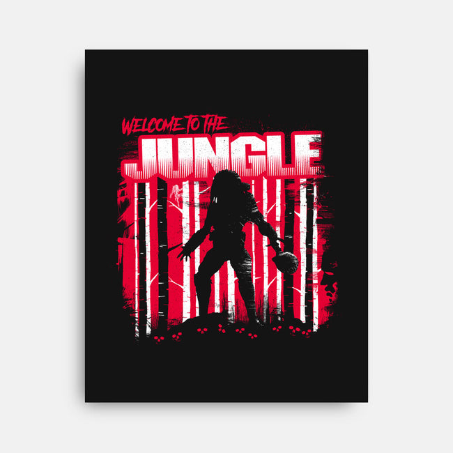 Welcome To The Jungle 87-None-Stretched-Canvas-rocketman_art