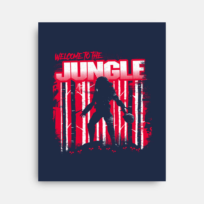 Welcome To The Jungle 87-None-Stretched-Canvas-rocketman_art