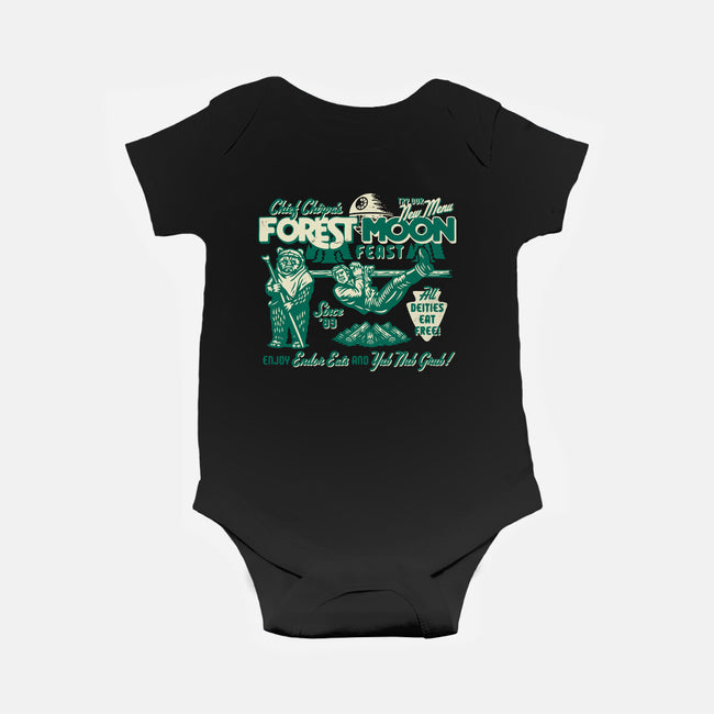 Forest Moon Feast-Baby-Basic-Onesie-Wheels