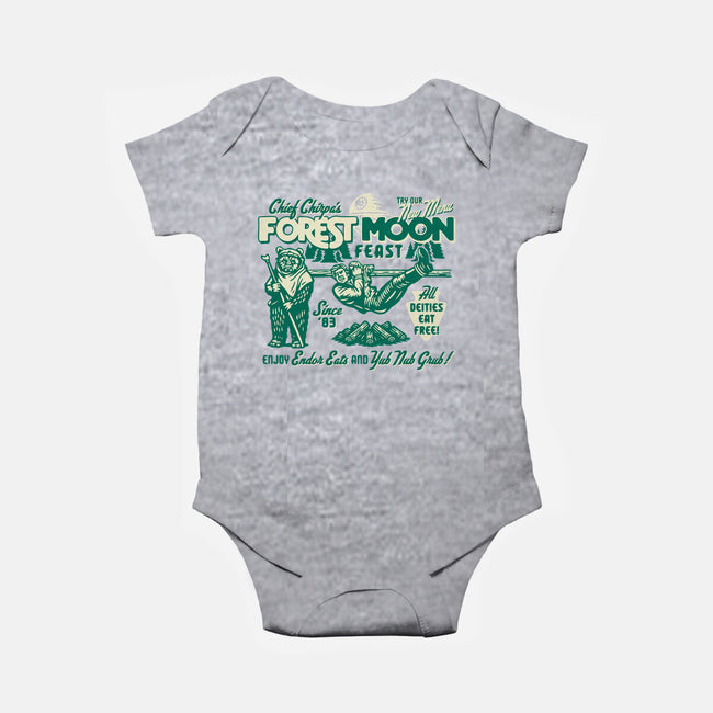 Forest Moon Feast-Baby-Basic-Onesie-Wheels