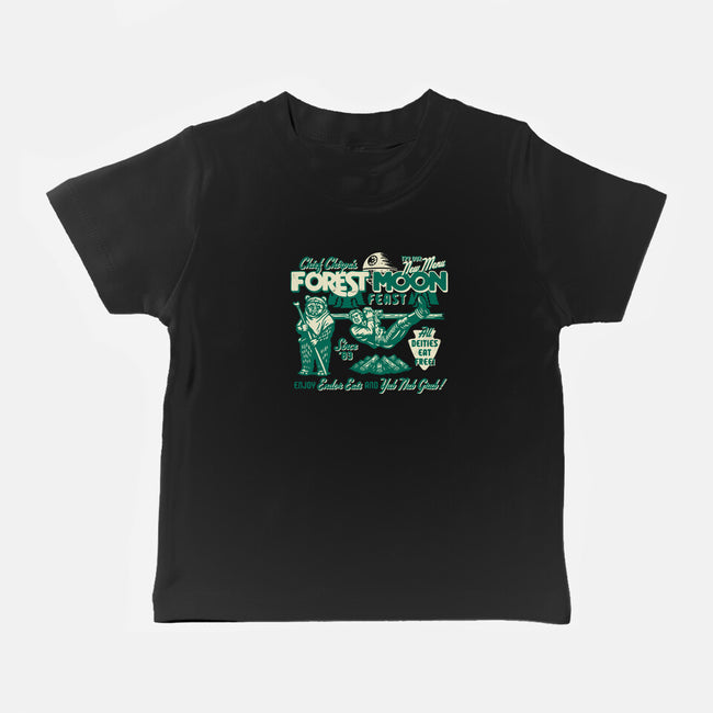 Forest Moon Feast-Baby-Basic-Tee-Wheels