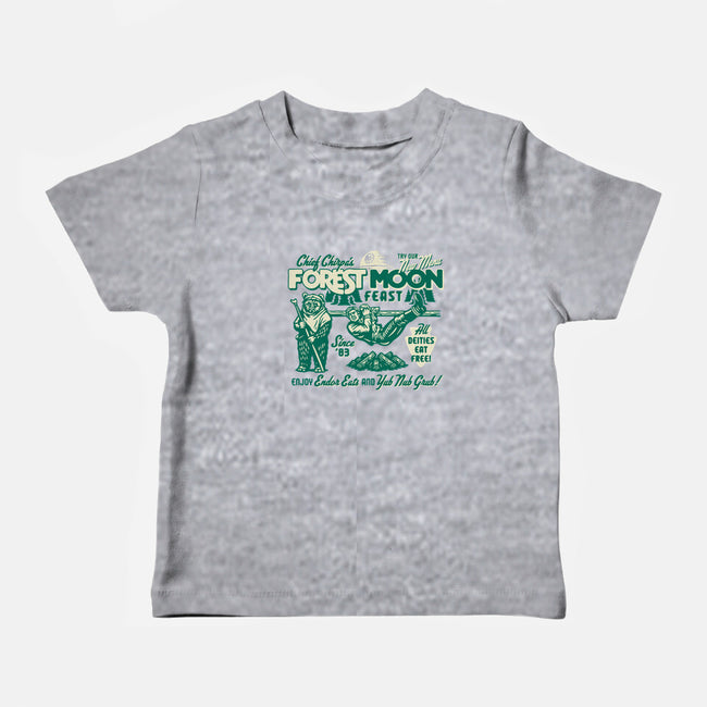 Forest Moon Feast-Baby-Basic-Tee-Wheels