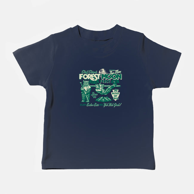Forest Moon Feast-Baby-Basic-Tee-Wheels