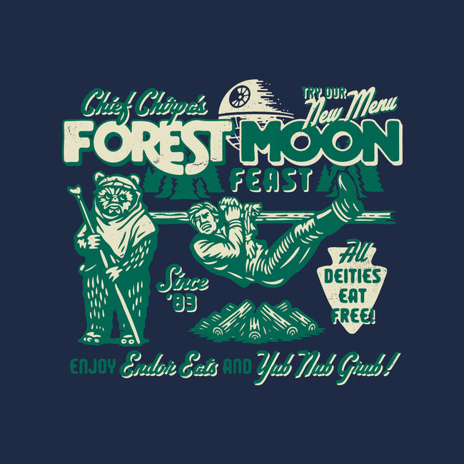 Forest Moon Feast-None-Stretched-Canvas-Wheels