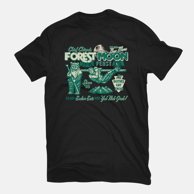 Forest Moon Feast-Womens-Fitted-Tee-Wheels