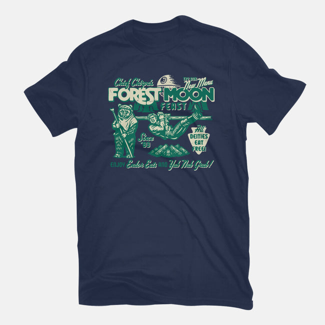 Forest Moon Feast-Womens-Fitted-Tee-Wheels