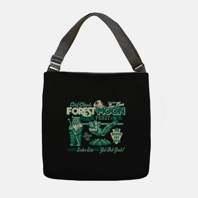 Forest Moon Feast-None-Adjustable Tote-Bag-Wheels