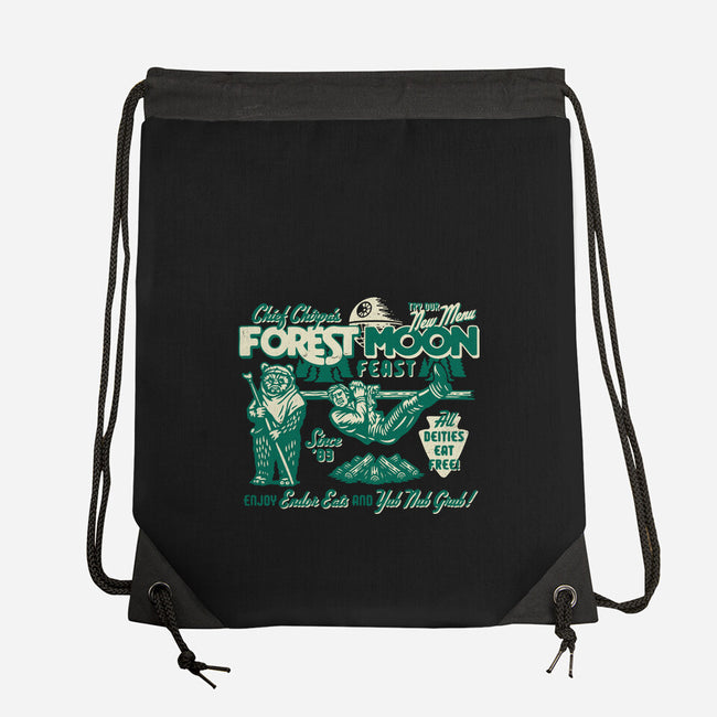 Forest Moon Feast-None-Drawstring-Bag-Wheels