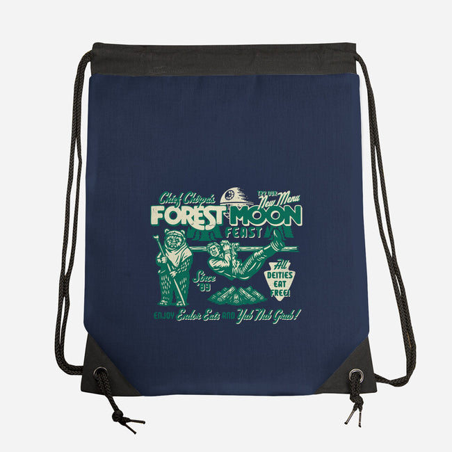 Forest Moon Feast-None-Drawstring-Bag-Wheels