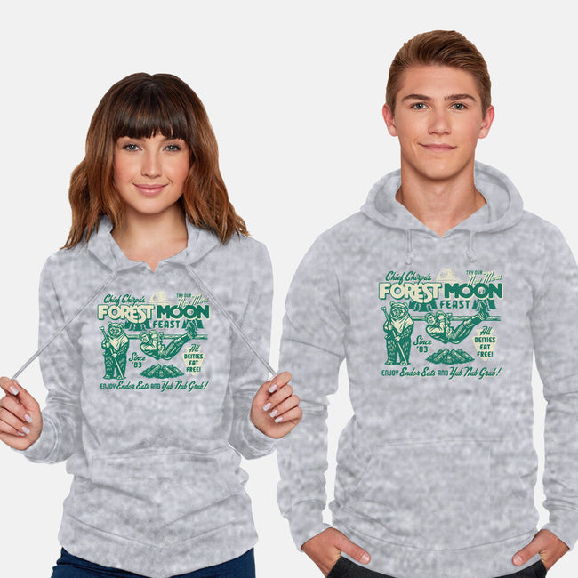 Forest Moon Feast-Unisex-Pullover-Sweatshirt-Wheels