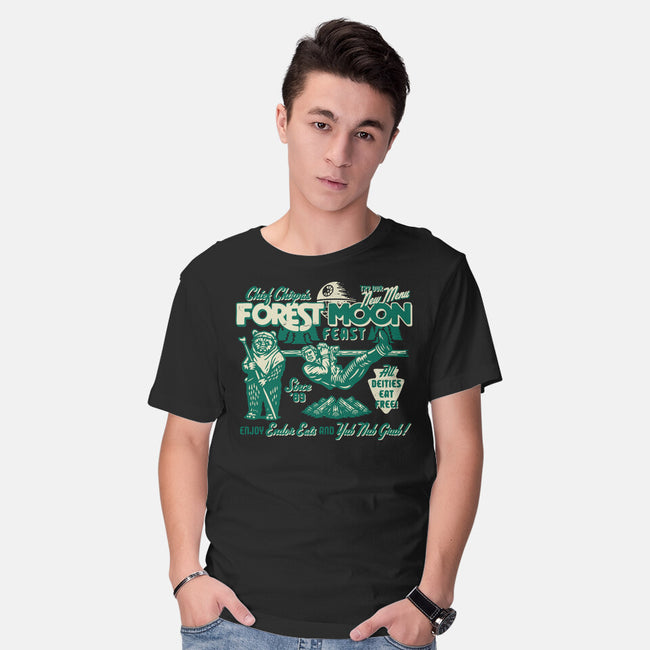 Forest Moon Feast-Mens-Basic-Tee-Wheels