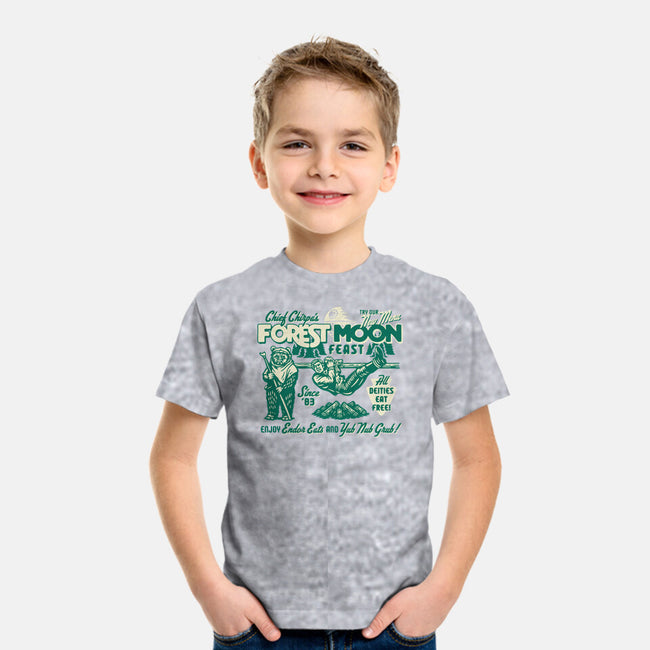 Forest Moon Feast-Youth-Basic-Tee-Wheels