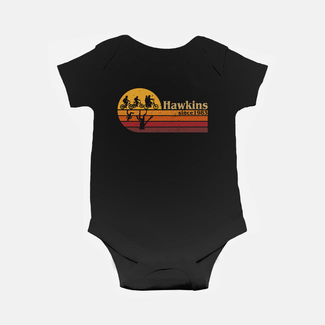 Vintage Hawkins-Baby-Basic-Onesie-DrMonekers