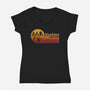 Vintage Hawkins-Womens-V-Neck-Tee-DrMonekers