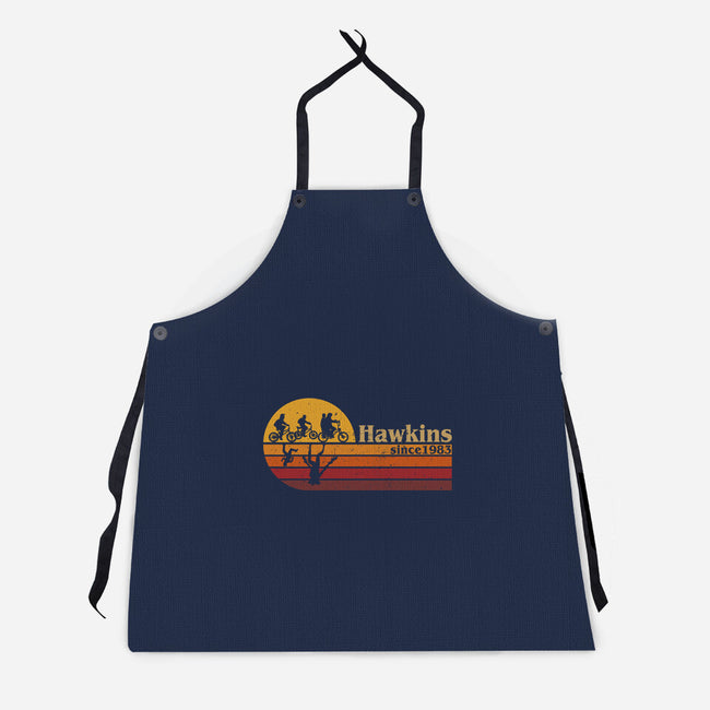 Vintage Hawkins-Unisex-Kitchen-Apron-DrMonekers