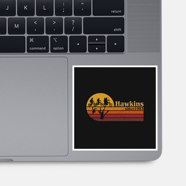 Vintage Hawkins-None-Glossy-Sticker-DrMonekers