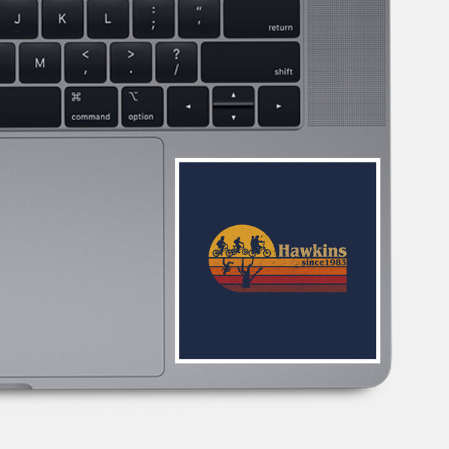 Vintage Hawkins-None-Glossy-Sticker-DrMonekers