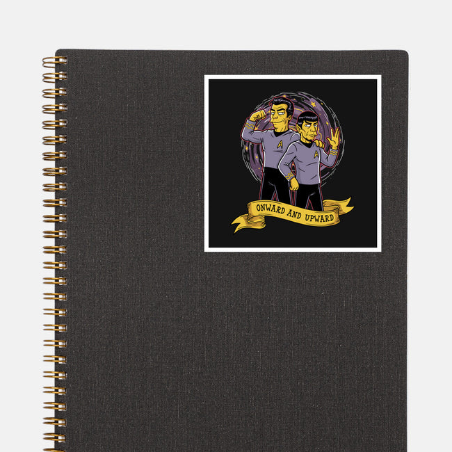 Onward And Upward-None-Glossy-Sticker-P1yu5h