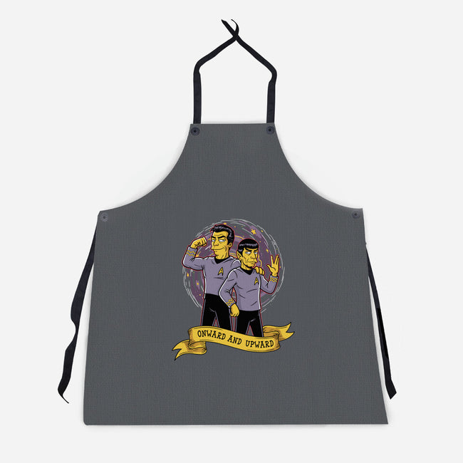Onward And Upward-Unisex-Kitchen-Apron-P1yu5h