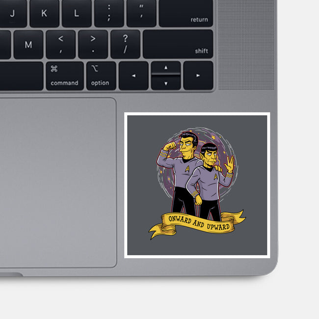 Onward And Upward-None-Glossy-Sticker-P1yu5h