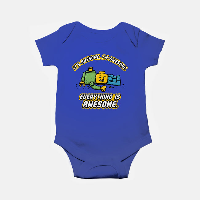 Feeling Awesome-Baby-Basic-Onesie-kg07