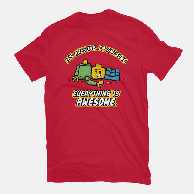 Feeling Awesome-Womens-Fitted-Tee-kg07