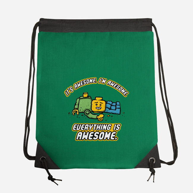 Feeling Awesome-None-Drawstring-Bag-kg07