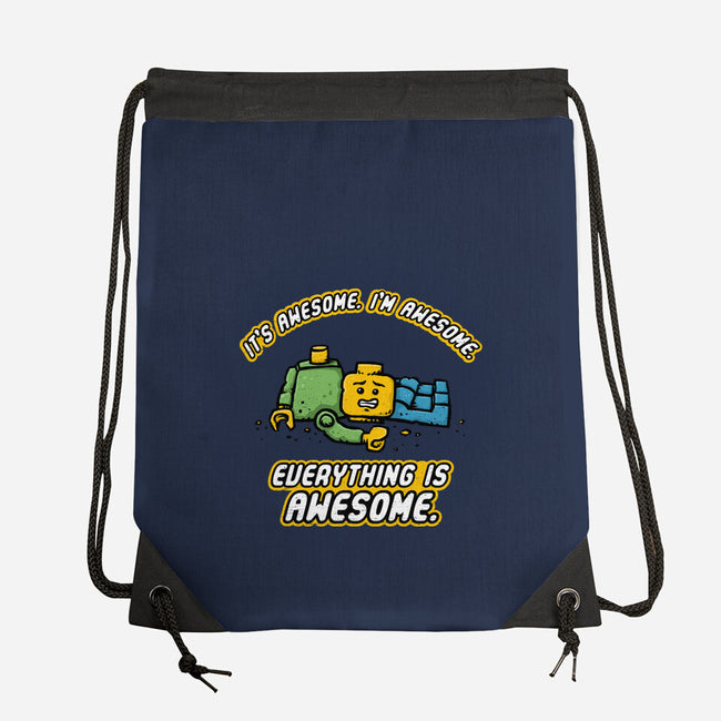 Feeling Awesome-None-Drawstring-Bag-kg07