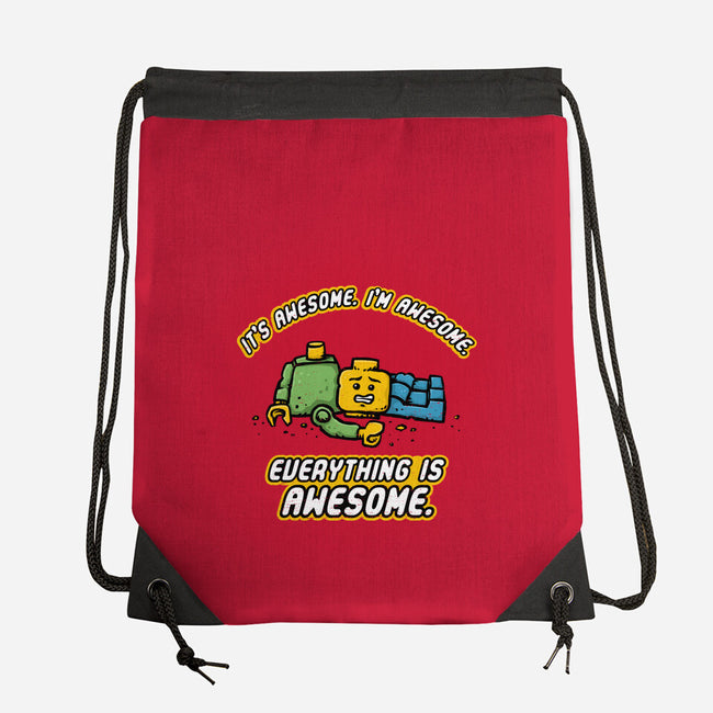 Feeling Awesome-None-Drawstring-Bag-kg07