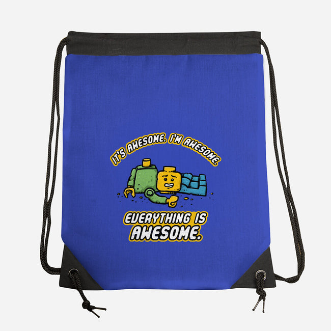 Feeling Awesome-None-Drawstring-Bag-kg07
