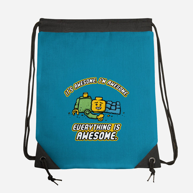 Feeling Awesome-None-Drawstring-Bag-kg07