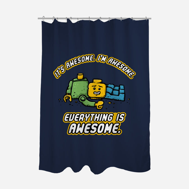 Feeling Awesome-None-Polyester-Shower Curtain-kg07