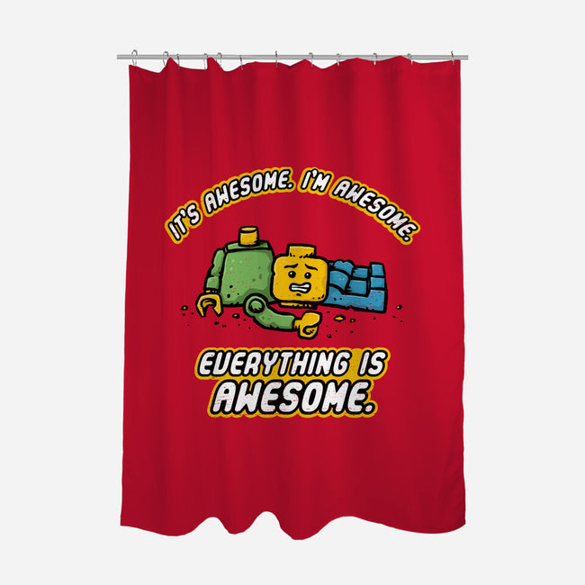 Feeling Awesome-None-Polyester-Shower Curtain-kg07