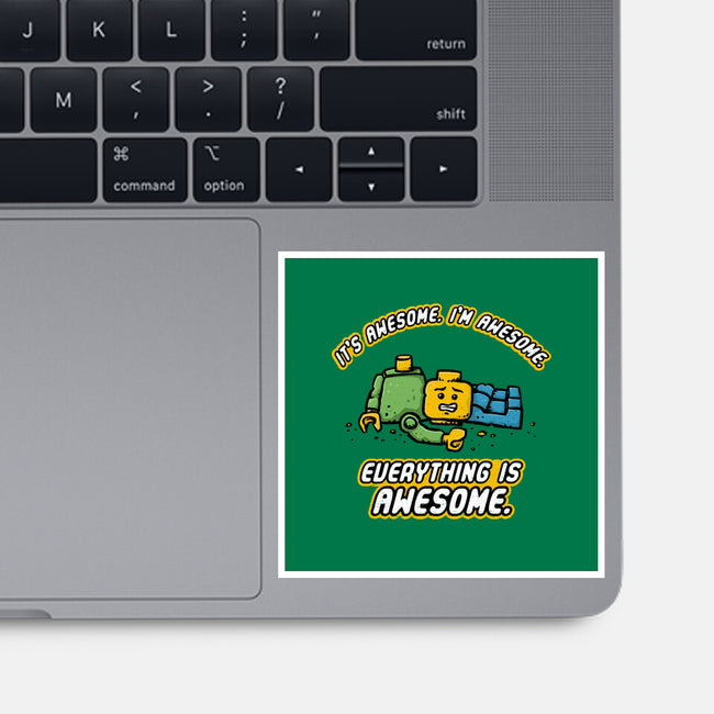 Feeling Awesome-None-Glossy-Sticker-kg07