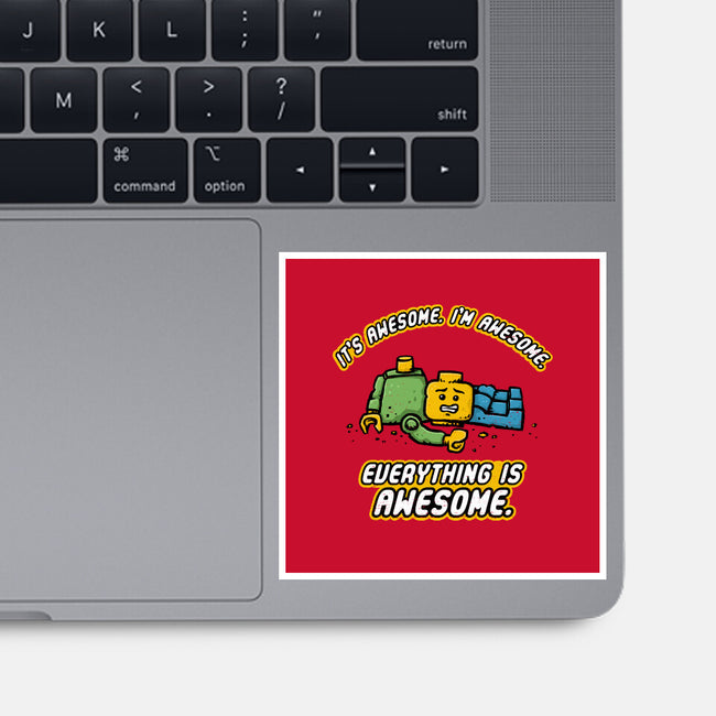 Feeling Awesome-None-Glossy-Sticker-kg07