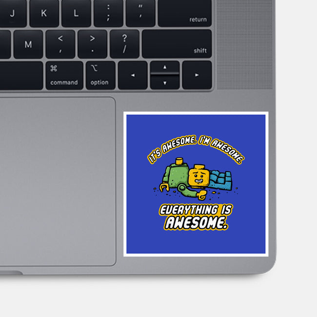 Feeling Awesome-None-Glossy-Sticker-kg07