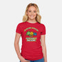 Feeling Awesome-Womens-Fitted-Tee-kg07