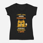 A Bad Case Of Mood Poisoning-Womens-V-Neck-Tee-kg07