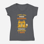 A Bad Case Of Mood Poisoning-Womens-V-Neck-Tee-kg07