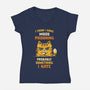 A Bad Case Of Mood Poisoning-Womens-V-Neck-Tee-kg07