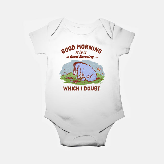 A Doubtful Good Morning-Baby-Basic-Onesie-kg07
