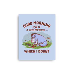 A Doubtful Good Morning