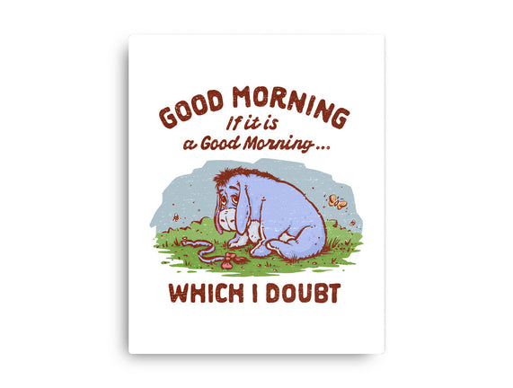 A Doubtful Good Morning