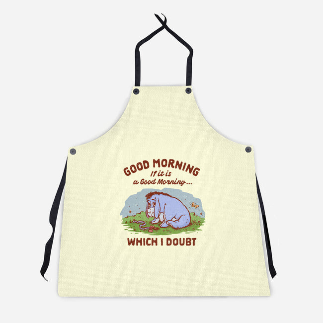 A Doubtful Good Morning-Unisex-Kitchen-Apron-kg07