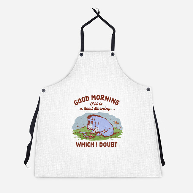 A Doubtful Good Morning-Unisex-Kitchen-Apron-kg07
