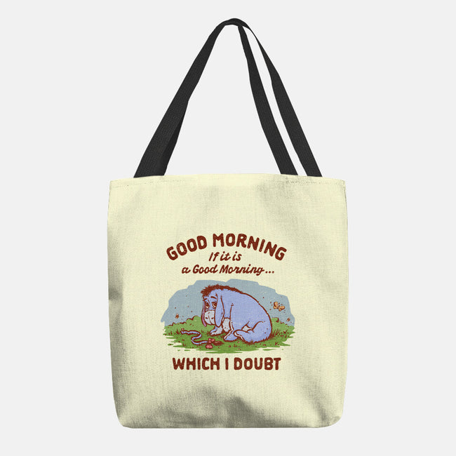 A Doubtful Good Morning-None-Basic Tote-Bag-kg07