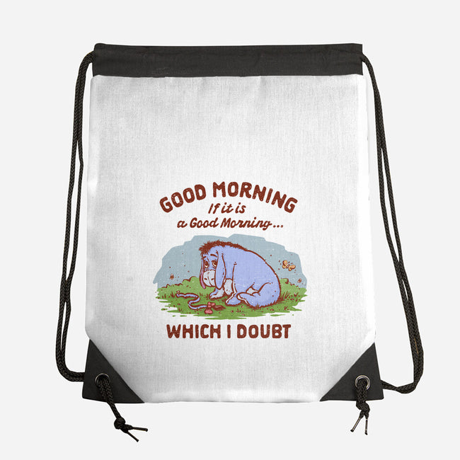 A Doubtful Good Morning-None-Drawstring-Bag-kg07